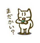 のんびり猫2_シロネコ（個別スタンプ：13）