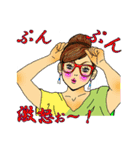愛しい人達～めがね女子編～（個別スタンプ：32）