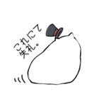 シルクハットの猫（個別スタンプ：40）