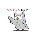 ゆるかわフクロウのスタンプ（個別スタンプ：24）