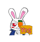 ウサギ的な中二的な（個別スタンプ：14）