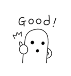 白いハニワ（個別スタンプ：3）