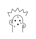 白いハニワ（個別スタンプ：5）