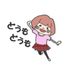 アイドルオタクっ娘たち（個別スタンプ：1）