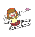 アイドルオタクっ娘たち（個別スタンプ：34）