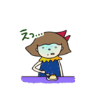 くく子とちるる（個別スタンプ：15）