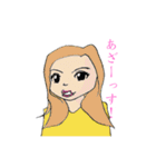 日本の女子トーク（個別スタンプ：1）