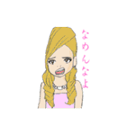日本の女子トーク（個別スタンプ：22）