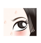 目は口ほどに物を言う！（個別スタンプ：21）