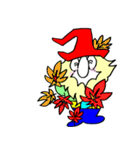 300 gnome gnome with herbs and plants（個別スタンプ：18）