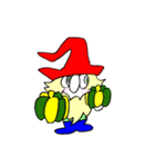 200 gnome gnome with fruits and vege（個別スタンプ：16）