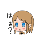 女の子の日常会話①（個別スタンプ：34）