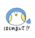 カラフルほっぺのぺんほほ（個別スタンプ：1）