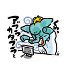 パソコンアニマル（個別スタンプ：15）