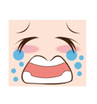 やんわり変顔（個別スタンプ：34）