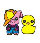 ぶたろーくんとヒヨノコ（個別スタンプ：9）