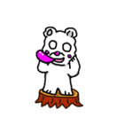 白フマ パワーアップ（個別スタンプ：15）