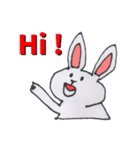 ゆるねこうさぎ（個別スタンプ：6）