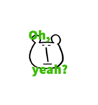 国際派白クマくん（個別スタンプ：5）