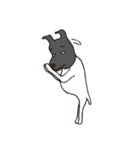白黒の犬［日本テリア］うーたろ3（個別スタンプ：12）