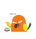 やさぐれインコ ピエギー（個別スタンプ：12）