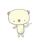 豆くま ぽおちゃん（個別スタンプ：1）