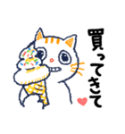 連絡スタンプ～ネコを添えて～（個別スタンプ：35）