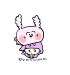 もくもくおみみのうさぎさんスタンプ（個別スタンプ：37）