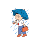 すじ目くん（個別スタンプ：26）