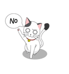 Shiro white cat with a fun.（個別スタンプ：29）