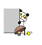 不思議なパンダ（個別スタンプ：37）