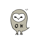 メンフクロウさん（個別スタンプ：14）