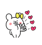 好き好きハートくま（個別スタンプ：10）
