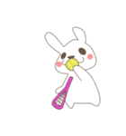 うさぎとスポーツとスイーツ（個別スタンプ：7）