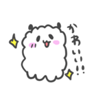 もこもこぱんださん。（個別スタンプ：4）
