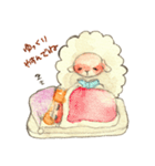 ひつじとおんなのこ（個別スタンプ：14）
