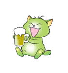 fat pretty cat（個別スタンプ：10）