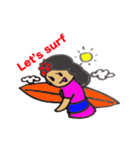 ワイキキのカトリーヌ（個別スタンプ：39）