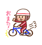 まゆげ娘ちゃん（個別スタンプ：26）