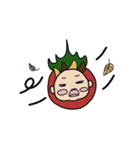 りこぴんはトマトの赤ちゃんです。（個別スタンプ：13）