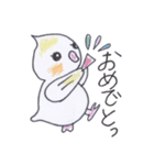 おしゃべり上手なオカメインコちゃん（個別スタンプ：33）