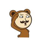 Mister Naughty Mustache（個別スタンプ：36）