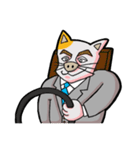 上司がぶたねこだった。（個別スタンプ：37）