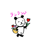 ラブリーなクマのパンダ 2（個別スタンプ：23）