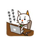 猫リポーター白根さん（個別スタンプ：37）