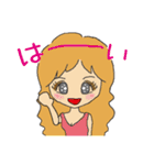 ふわふわ茶髪ギャル☆Vol.2（個別スタンプ：21）