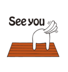 屋根の上の犬（個別スタンプ：9）