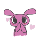 ぴんくうさぎちゃん（個別スタンプ：3）
