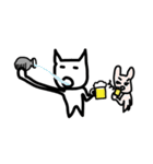 しろねことうさぎ（個別スタンプ：36）