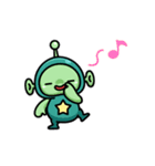 ロボットと宇宙人（個別スタンプ：8）